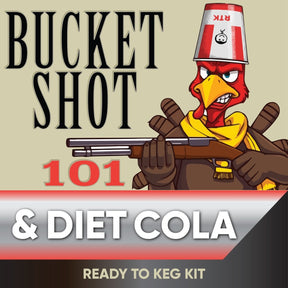 Bucket Shot Kentucky Bourbon and Diet Cola ready-to-keg kit