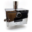 Camping wood fire stove chimney oven set