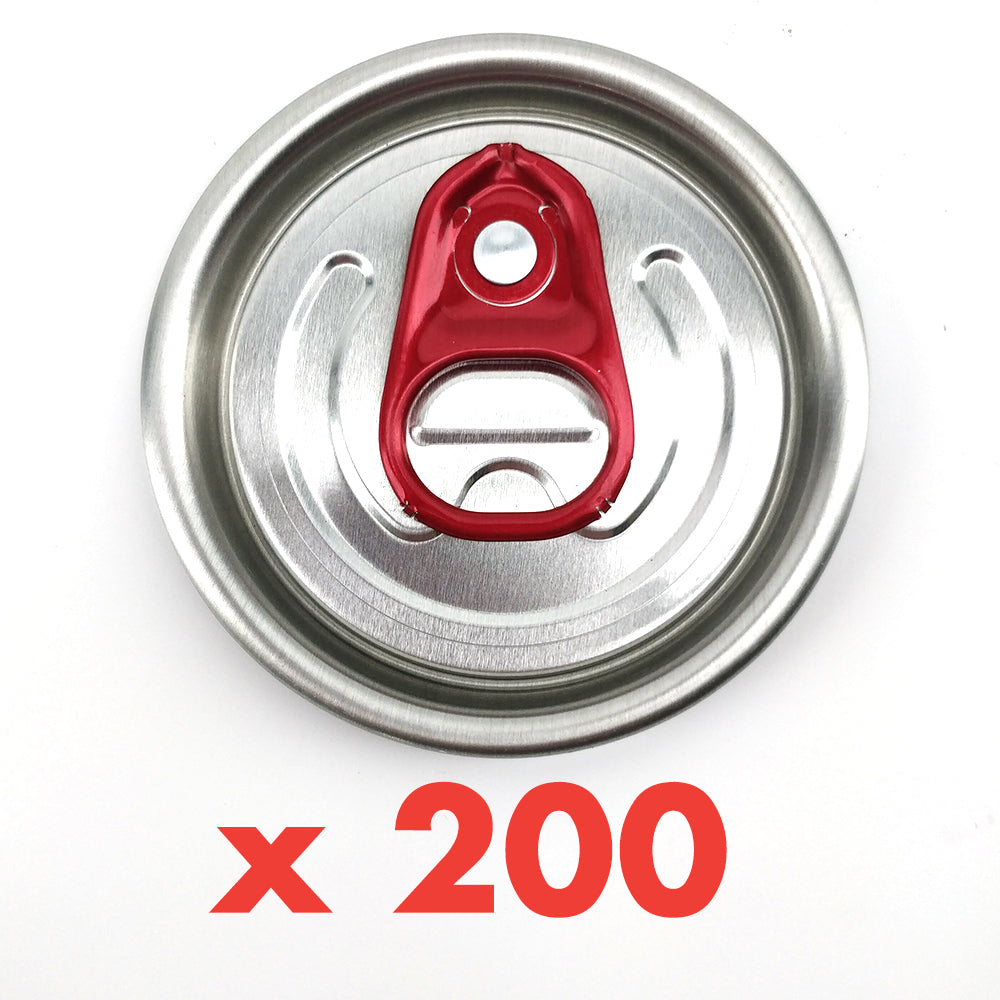 Sleeve of silver full aperture B64 can lids