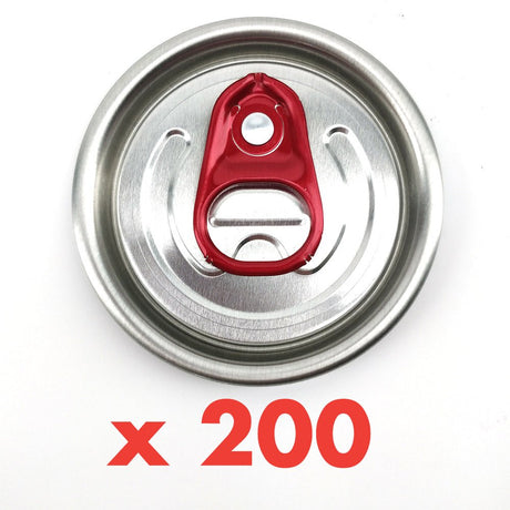 Sleeve of silver full aperture B64 can lids