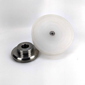 Cannular 300 chuck and table for seaming 1L/32oz crowler cans