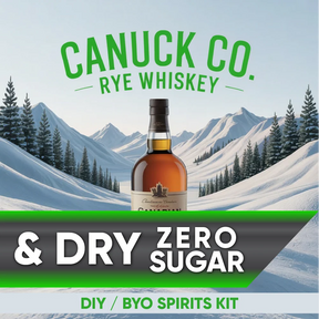 Canuck Co. and Dry zero sugar ginger ale keg kit