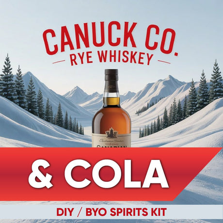 Canuck Co. Rye Whiskey and Cola DIY BYO spirits keg kit