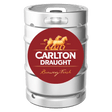Carlton Draught 50L stainless steel keg