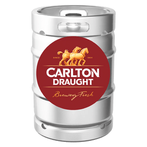 Carlton Draught 50L stainless steel keg