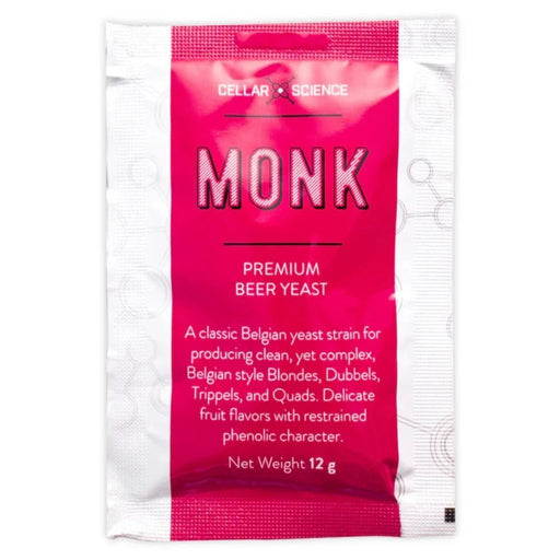 CellarScience Beer Yeast MONK Belgian Abbey Ale Yeast - Distillery King Australia