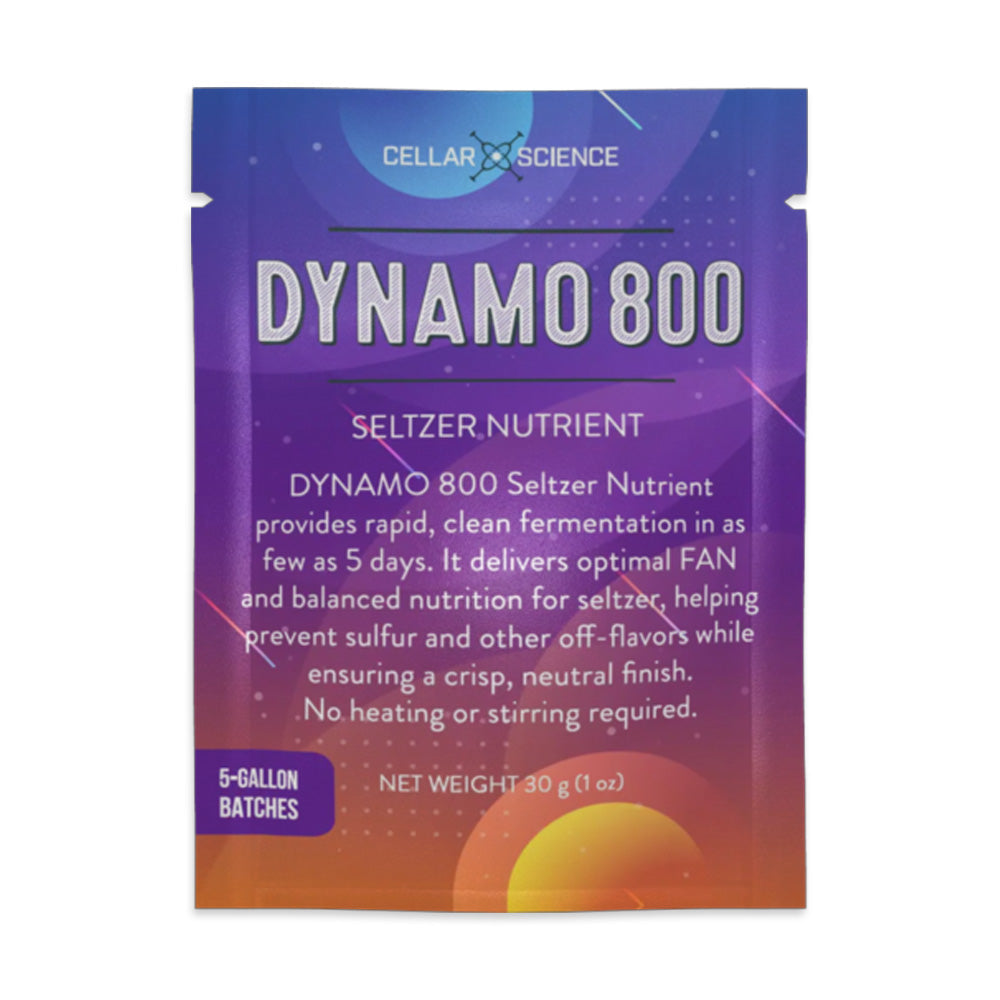 CellarScience DYNAMO 800 seltzer nutrient 30g pack