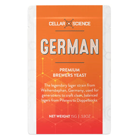 CellarScience GERMAN Weihenstephan Lager Yeast 15g pack