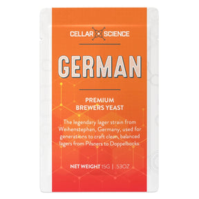 CellarScience GERMAN Weihenstephan Lager Yeast 15g pack