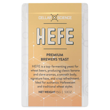 CellarScience HEFE wheat ale yeast 15g pack