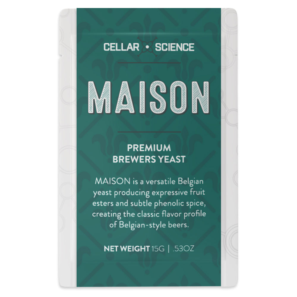 CellarScience MAISON Belgian ale yeast 15g pack