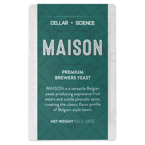CellarScience MAISON Belgian ale yeast 15g pack