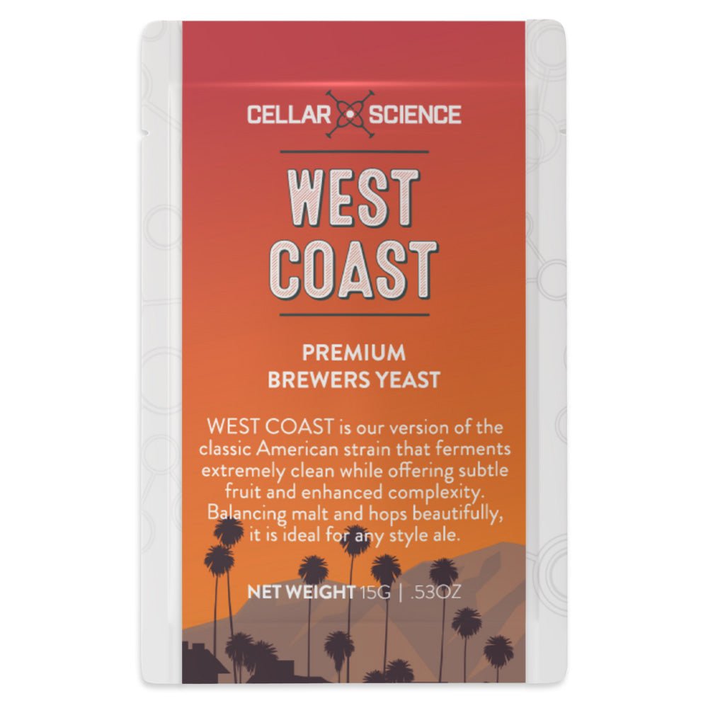 CellarScience WEST COAST ale yeast 15g pack