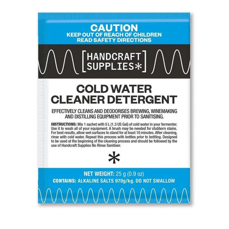 Cold Water Cleaner Detergent 25g - Distillery King Australia