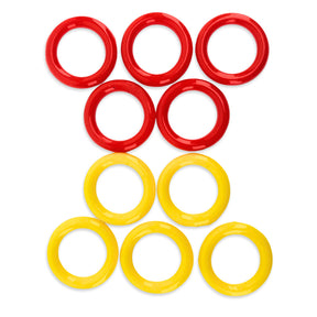 10 pack of colour coded silicone post O-rings for ball lock kegs