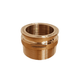 Stainless condenser adaptor, male thread to triclover ferrule