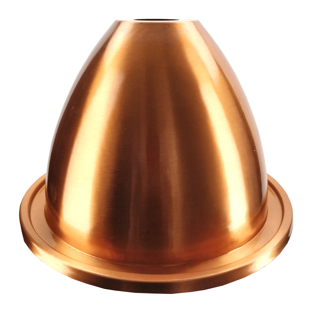 Copper alembic distillation lid, 47mm hole, for BrewZilla and DigiBoil 35L