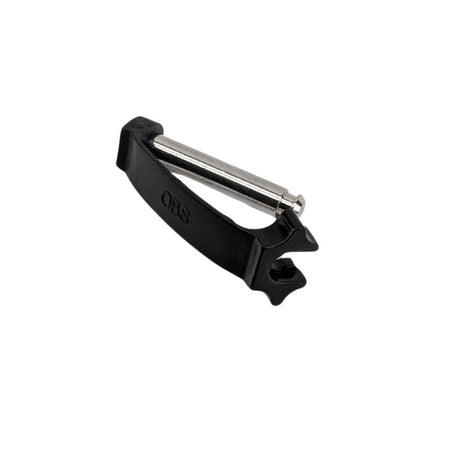 Retaining clip for a commercial keg coupler
