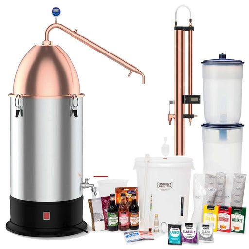 CRAFT STARTER KIT with T500 Copper Condenser & Create+ Alembic Dome & Condenser Home Distillery Kit - Distillery King Australia