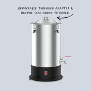 Create+ Alembic Distilling System: Alembic Copper Dome & Condenser + Boiler - Distillery King Australia