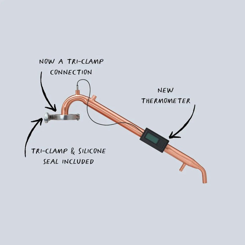 Create+ Alembic Dome, Condenser & Botanical Basket - Distillery King Australia