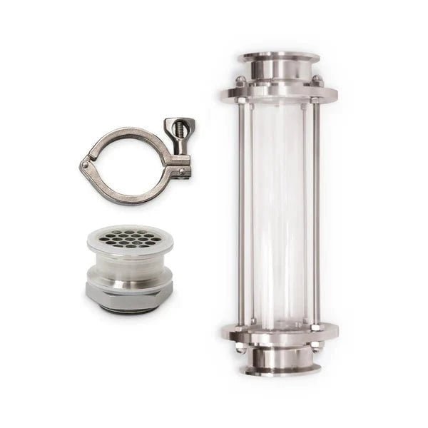 Create+ Sight Glass Botanical Basket 2" Tri Clover Kit for T500 and Alembic Condensers - Distillery King Australia