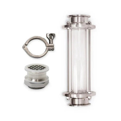 Create+ Sight Glass Botanical Basket 2" Tri Clover Kit for T500 and Alembic Condensers - Distillery King Australia