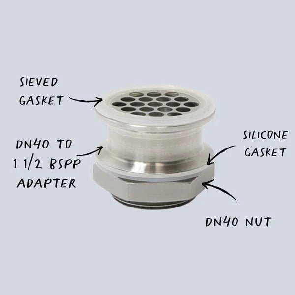 Create+ Threaded Adapter Set & 2" Tri Clover for T500 and Alembic Condensers - Distillery King Australia