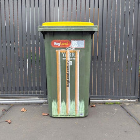 Cricket stump bin sticker