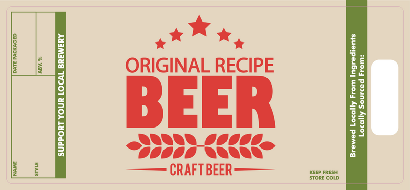 Custom Digital Colour Printed Labels 1000pcs/Roll - 19cm x 8.5cm (suits bottles or 330ml cans) - Distillery King Australia