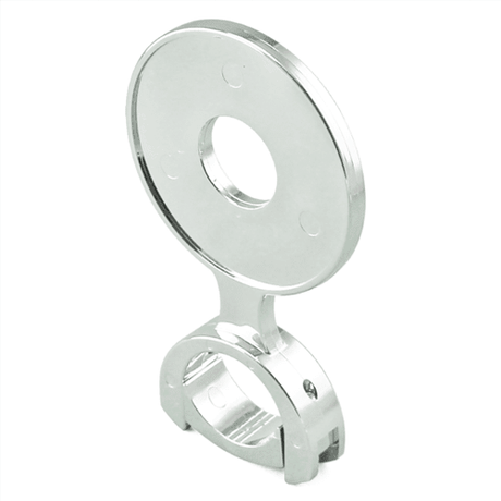 73mm chrome plastic decal holder for tap handles