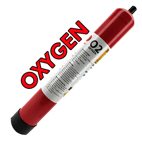 Disposable Oxygen Gas Cylinder 1.43L