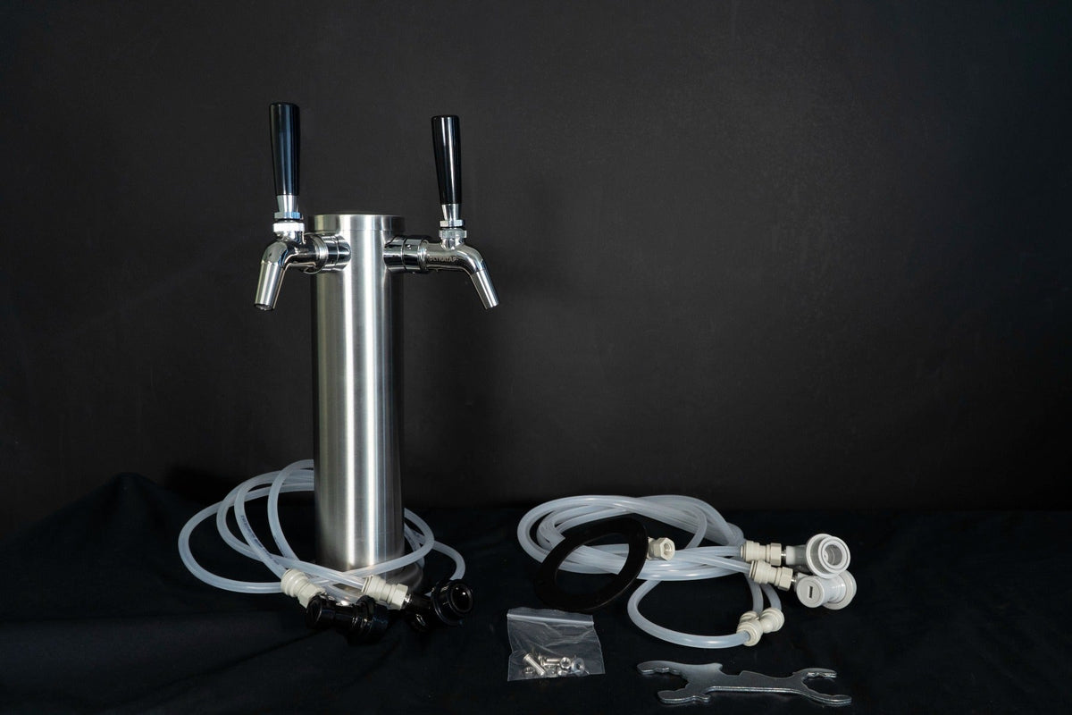 FasTap preassembled 2 tap beer tower kit