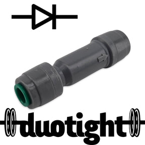 duotight 6.3mm female x female one way check valve