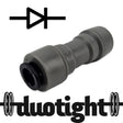duotight - 8mm (5/16”) Female x 8mm (5/16”) Female One Way Check Valve (Gas) - Distillery King Australia