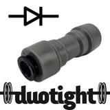 duotight - 8mm (5/16”) Female x 8mm (5/16”) Female One Way Check Valve (Gas) - Distillery King Australia