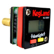 Mini illuminated digital pressure gauge with duotight fitting