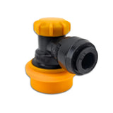 duotight 8mm (5/16) x Ball Lock Disconnect - (Black + Yellow Liquid) - Distillery King Australia