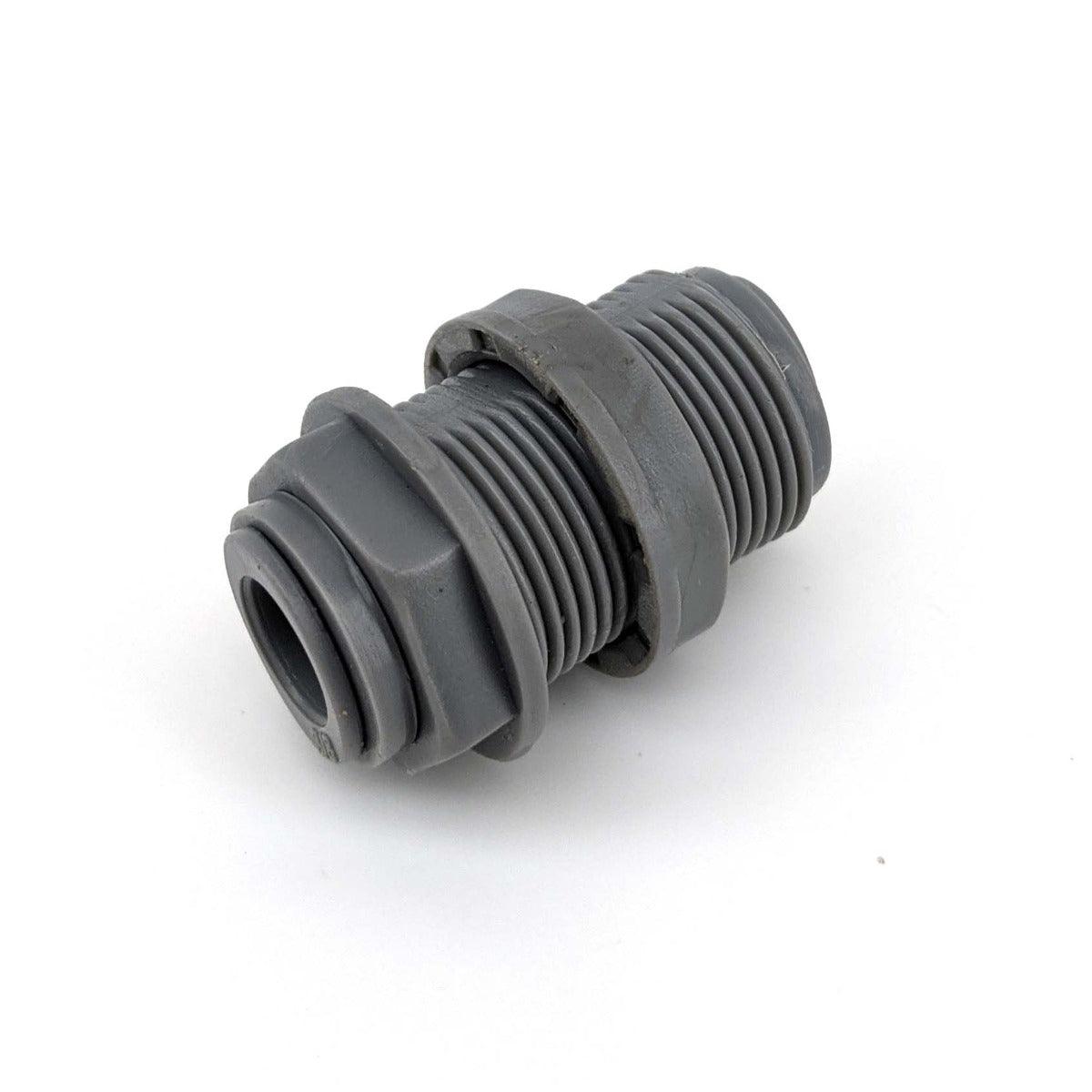 duotight 8mm female x female bulkhead with locknut