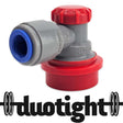duotight 9.5mm ball lock disconnect grey red gas