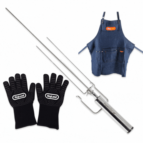 EspetoSul Premium Powered BBQ Rotisserie Mega Kit