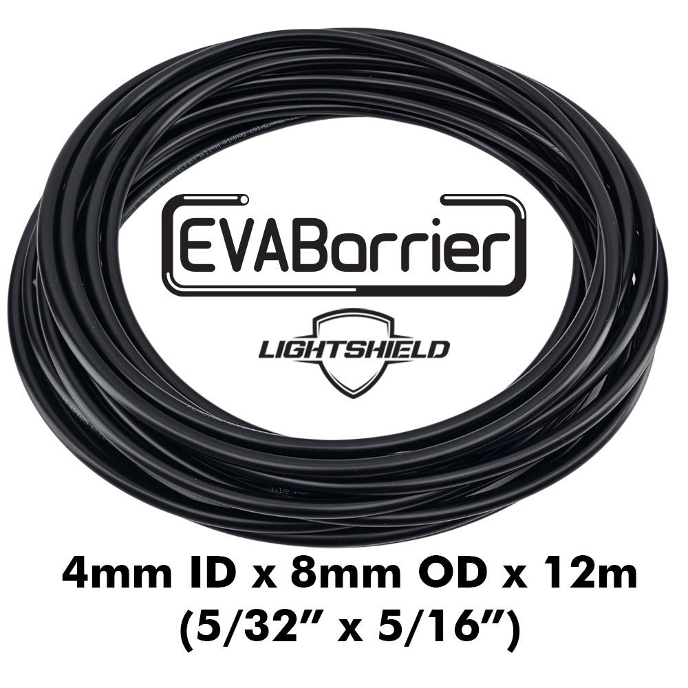 Black Lightshield EVABarrier 4mm ID x 8mm OD 12m roll