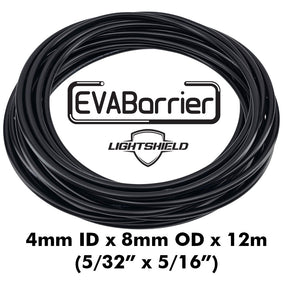 Black Lightshield EVABarrier 4mm ID x 8mm OD 12m roll
