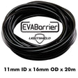 Roll of black lightshield double wall EVA hose