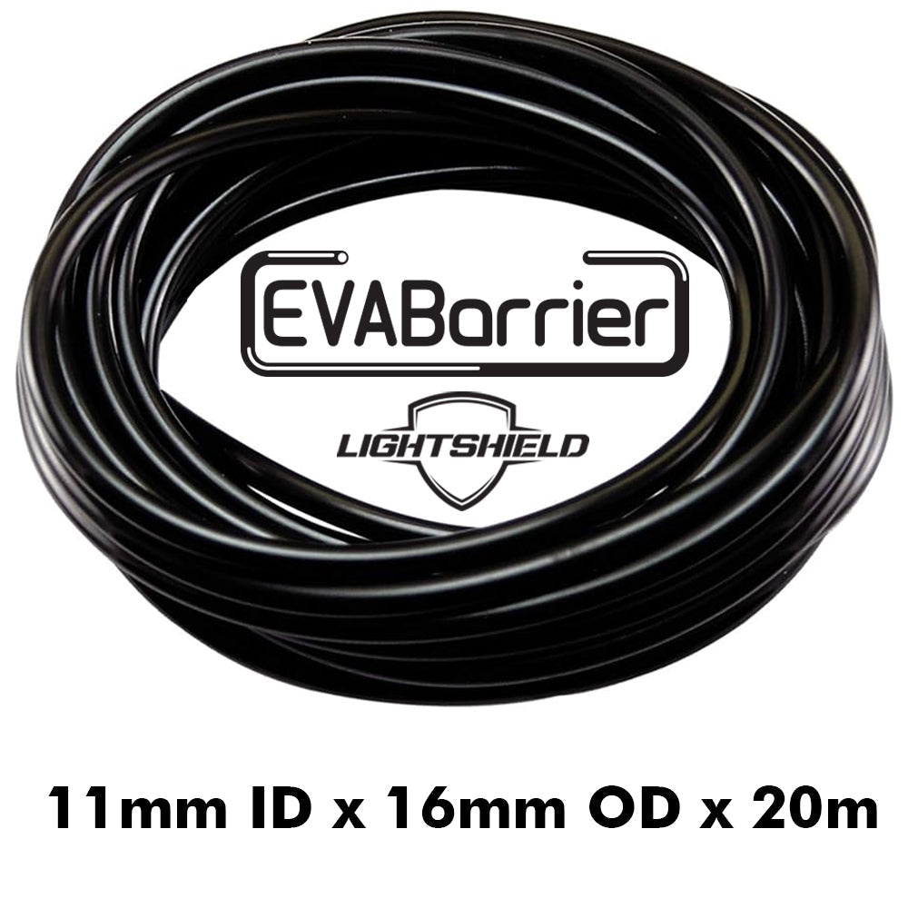 Roll of black lightshield double wall EVA hose