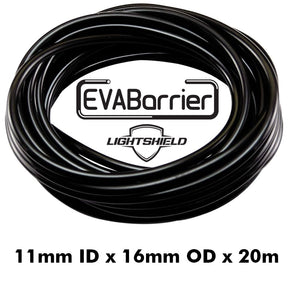 Roll of black lightshield double wall EVA hose