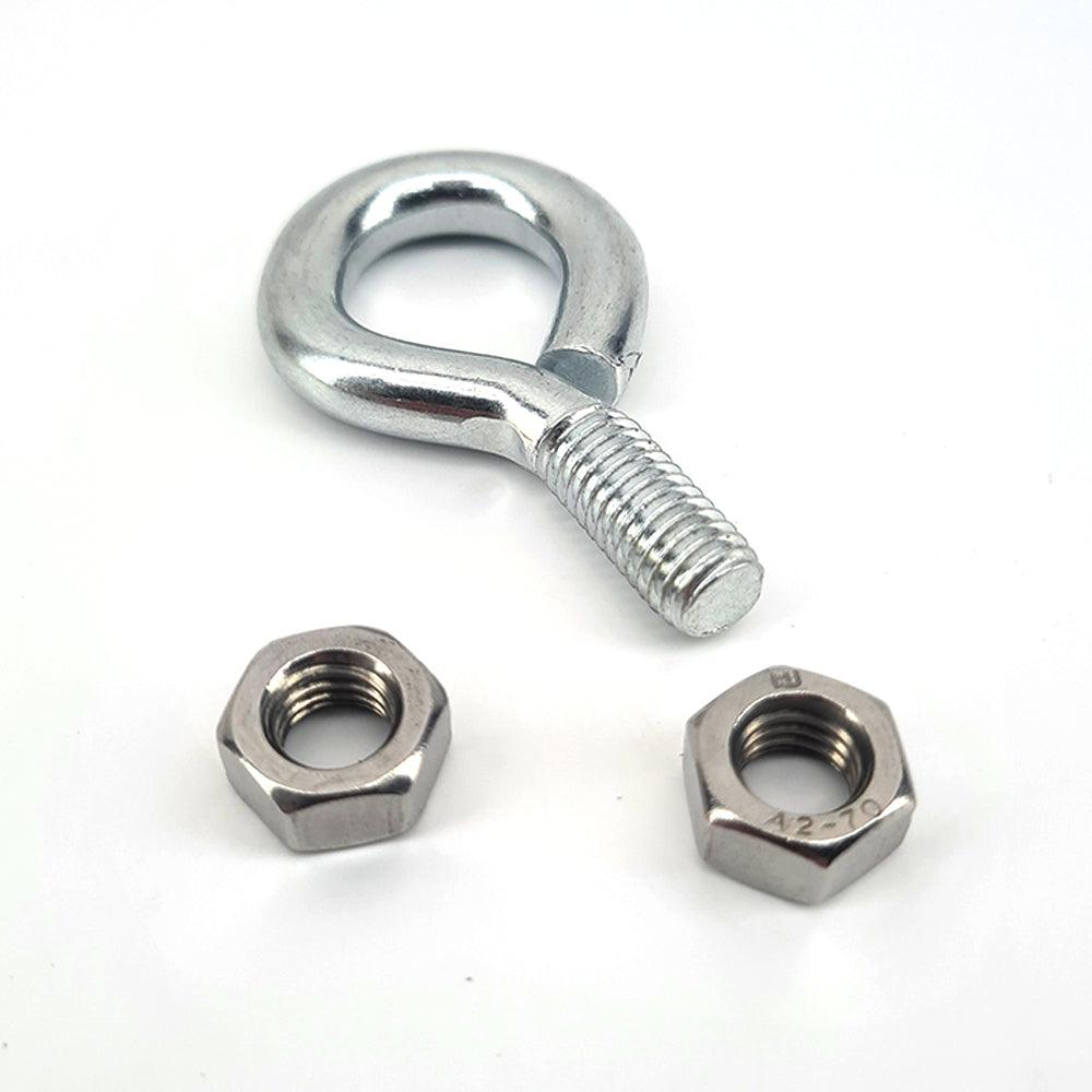 Eye Bolt and M8 Nuts for Polycarbonate Sight Glass Keggles