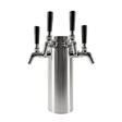 Four tap beer tower kit fitted with four FasTap taps