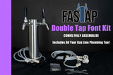 FasTap preassembled 2 tap beer tower kit