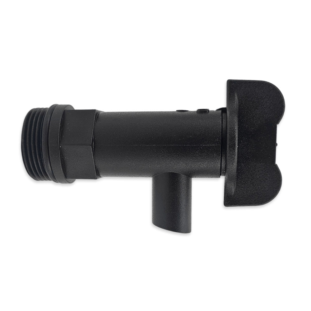 HDPE plastic fermenter tap, 3/4 inch thread